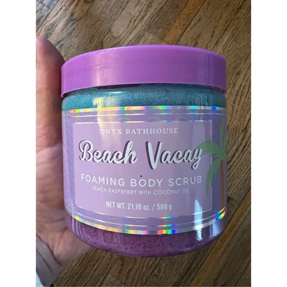 Onyx Bathhouse Foaming Body Scrub Beach Vacay 21.16 oz